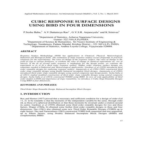 A new method of constructing srgd & resolvable srgd designs | PDF