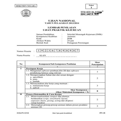 2116 p1-p psp-animasi-contoh nilai