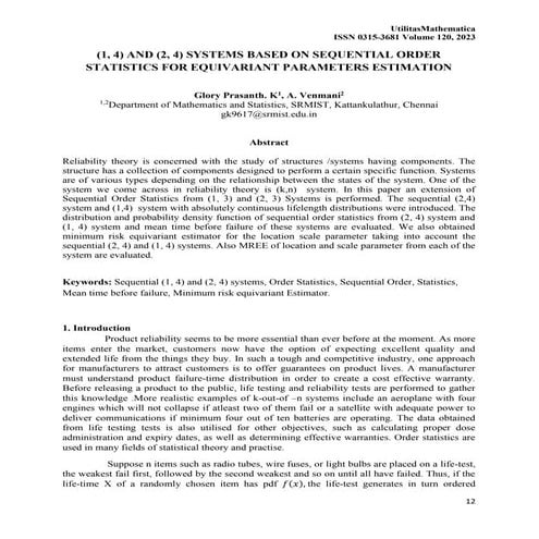 published in the journal