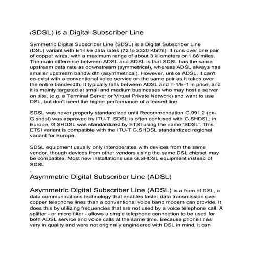 asymmertic-digital-subscriber-line