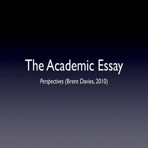 212 the academic essay
