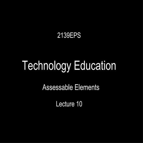 2139EPS Technology  Education 09 S2 L10