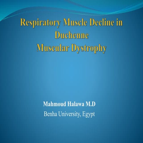 Respiratory Muscle Decline in Duchenne Muscular Dystrophy (2)