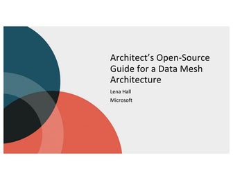 Architect’s Open-Source Guide for a Data Mesh Architecture