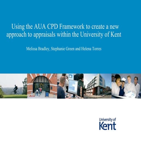 214 - Using the AUA CPD framework to create a new apporach to appraisals with...