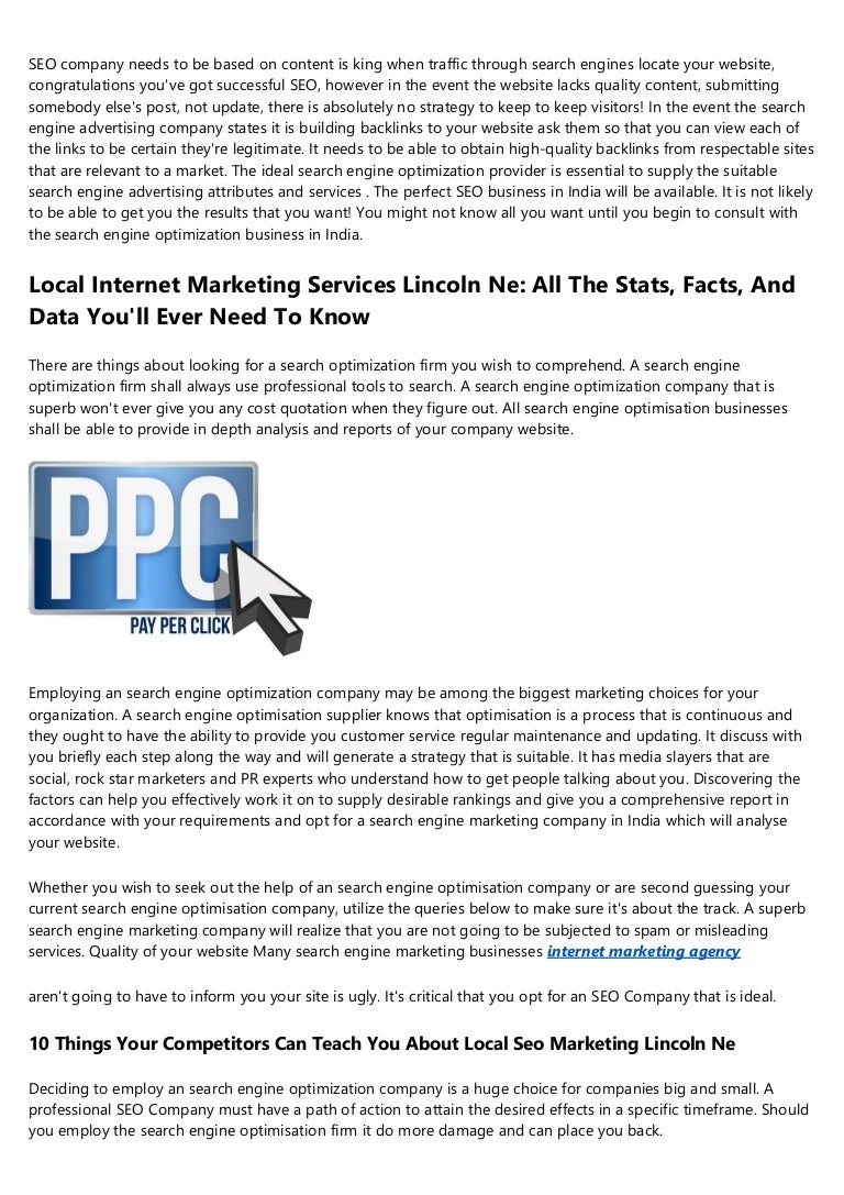 Local Seo Consultant Lincoln Ne