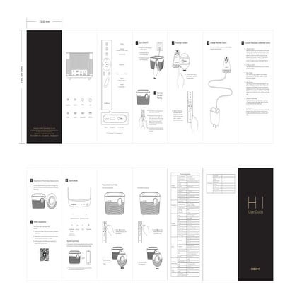xgimi h1 dlp projector user manual in english