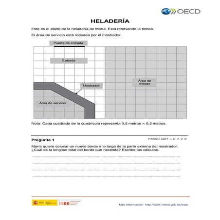 PISA matemáticas:Heladería