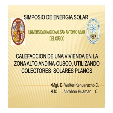 214 walter kehuarucho   calefacción de una vivienda utilizando colectores sol...