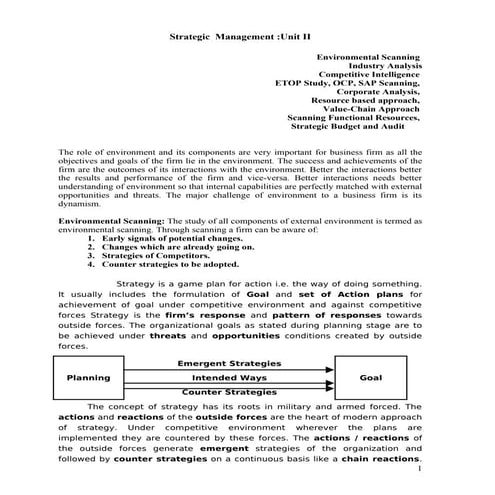 21502606 mba-strategic-management-unit-ii