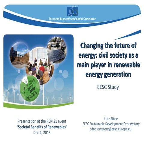 Lutz Ribbe Societal Benefits of Renewables 4/12