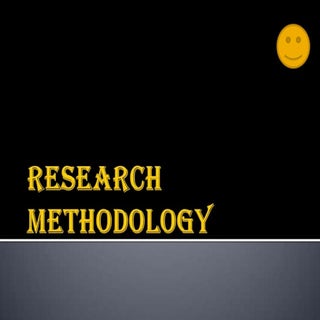  research-methodology-ppt
