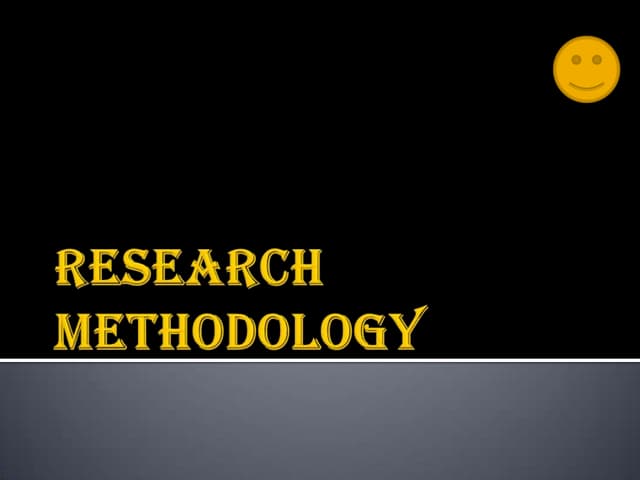 research-methodology-ppt
