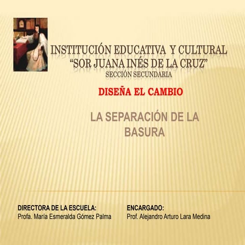 216. la separación de la basura