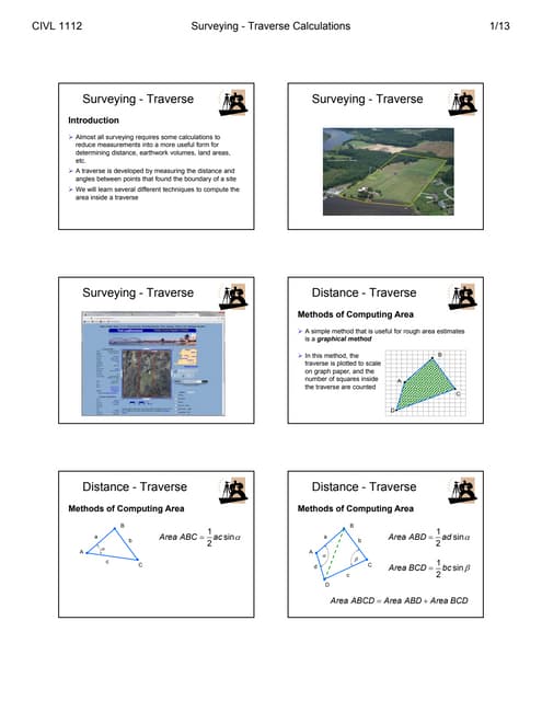 Chap.6 traverse surveys | PPT