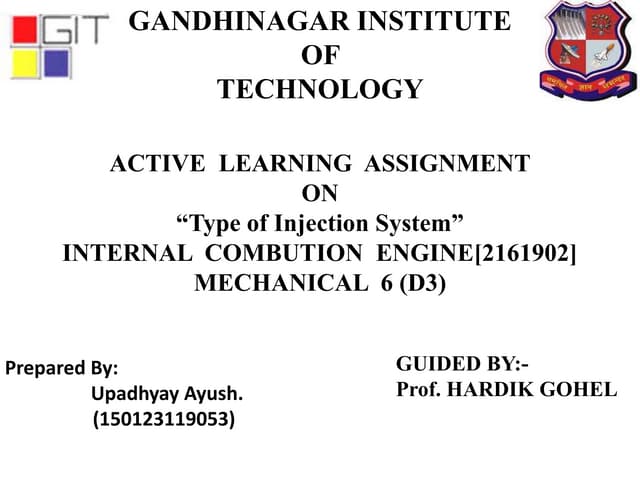 ppt of fuel injection system