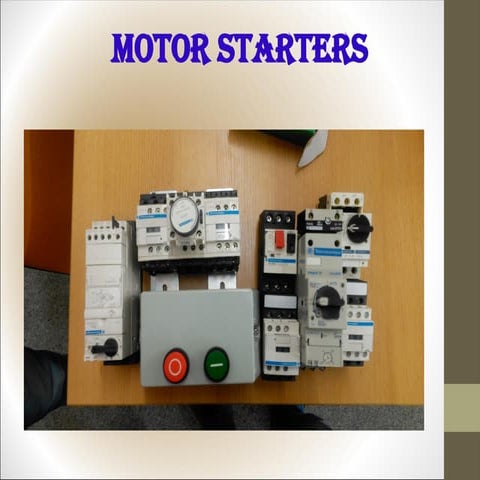 three phase starting methods and starter