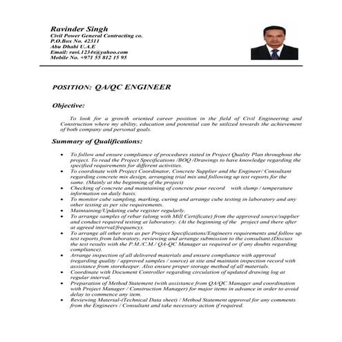 RAVI CV (1) | PDF