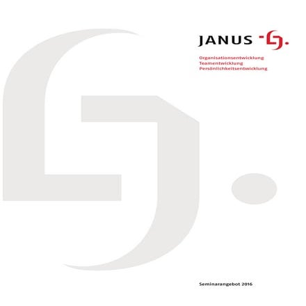 Janus - Seminarbroschüre - 2016