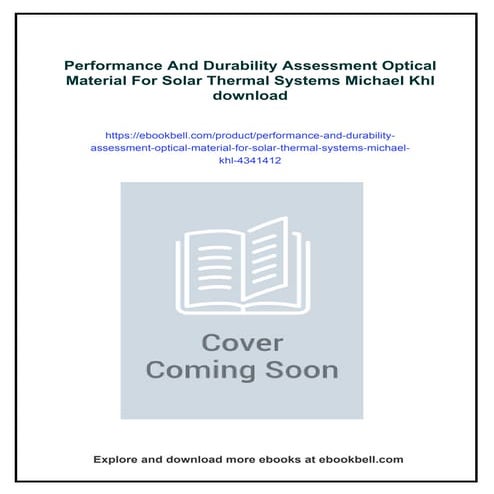 Gallery Detail: Performance And Durability Assessment Optical Material For Solar