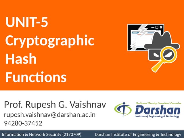 Cryptographic Hash Functions in Security.pptx