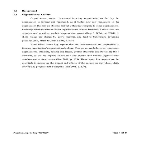 Corporate culture and organizational effectiveness | PDF