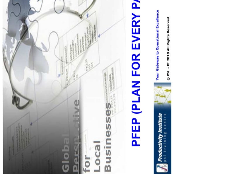 PSLPI PFEP Plan for Every Part Presentation