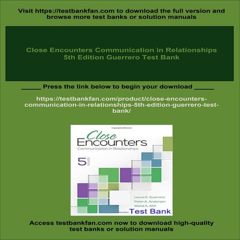CLOSE ENCOUNTERS COMMUNICATION IN RELATIONSHIPS FREE PDF visual data 8