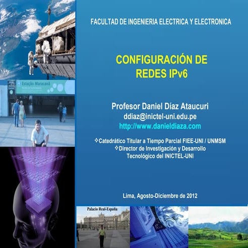 CONFIGURACIÓN DE REDES IPv6