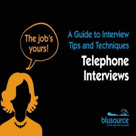 Telephone Interview Guide
