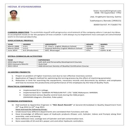 Updated CV | DOC