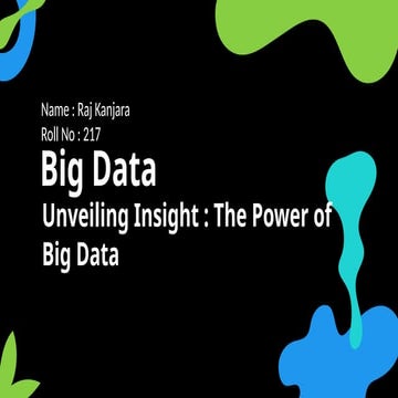 Introduction to Big Data | PPTX