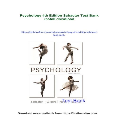 Psychology 4th Edition Schacter Test Bank | PDF