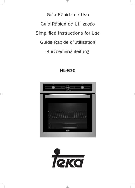 Horno Teka HL 840