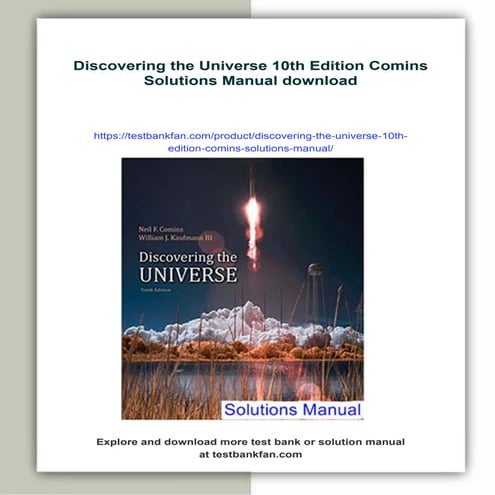 Discovering the Universe 10th Edition Comins Solutions Manual