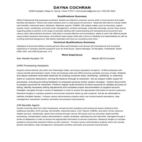 DaynaCochran Resume