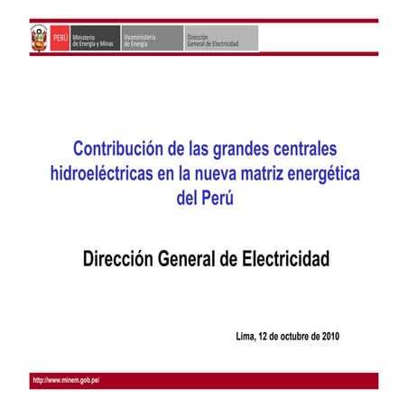 centrales de generación eléctrica en el ecuador | PDF