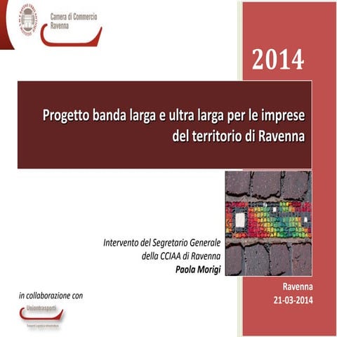 Paola Morigi - Progetto banda larga e ultra larga per le imprese del territor...
