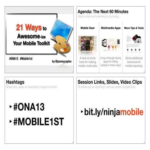 21 Ways to Awesome-ize Your Mobile Toolkit