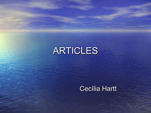 21  articles