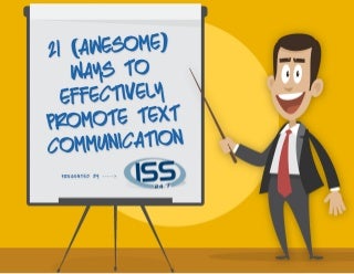 21 Awesome Ways to Effectively Promote Text Communication