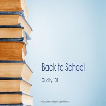 Back to School Quality 101_A Framework for QM