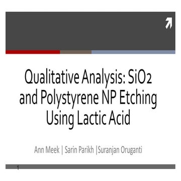 Silica vs. PS NP etching rates