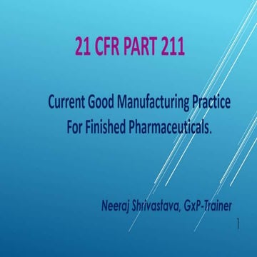 21 CFR 211