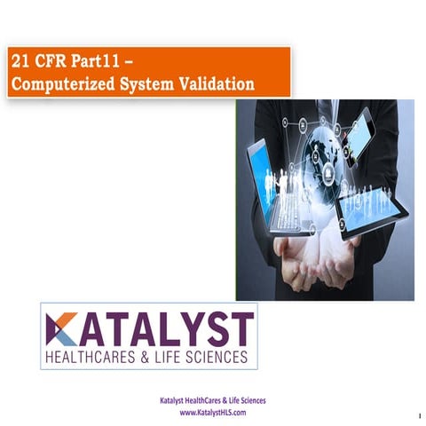 21 CFR Part11_CSV Training_Katalyst HLS