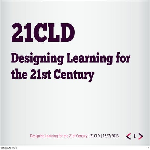 21st Century Learning Design | PDF