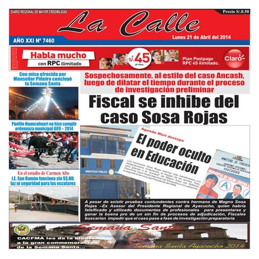 21 de abril del 2014