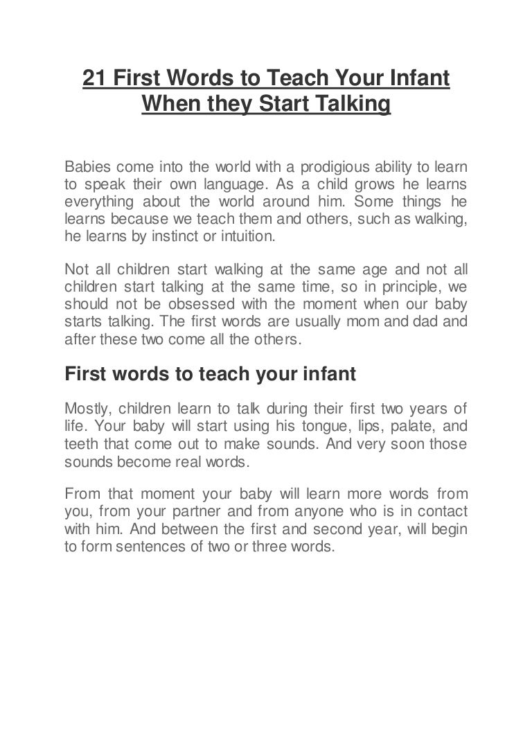 when does a baby start talking and walking