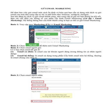 Gửi email Marketing