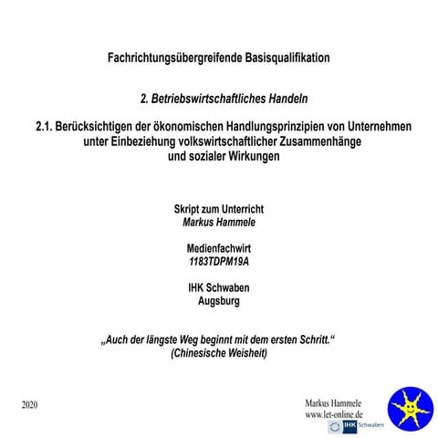 2.1. Handlungsprinzipien 2020